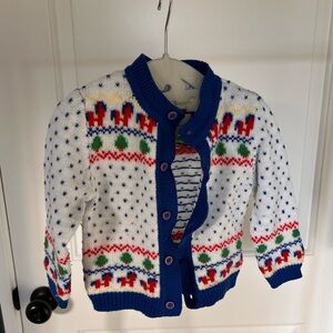 Vintage Absorba Acrylic Toddler Cardigan